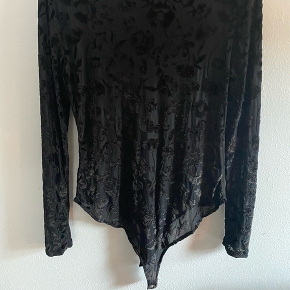 Floral Mesh Bodysuit - Picture 2 of 2